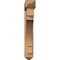 Ekena Millwork Merced Arts and Crafts Smooth Bracket w/ Offset Brace, Western Red Cedar, 7 1/2"W x 48"D x 48"H BKT0806X48X48MRC03SWR - alternate 4